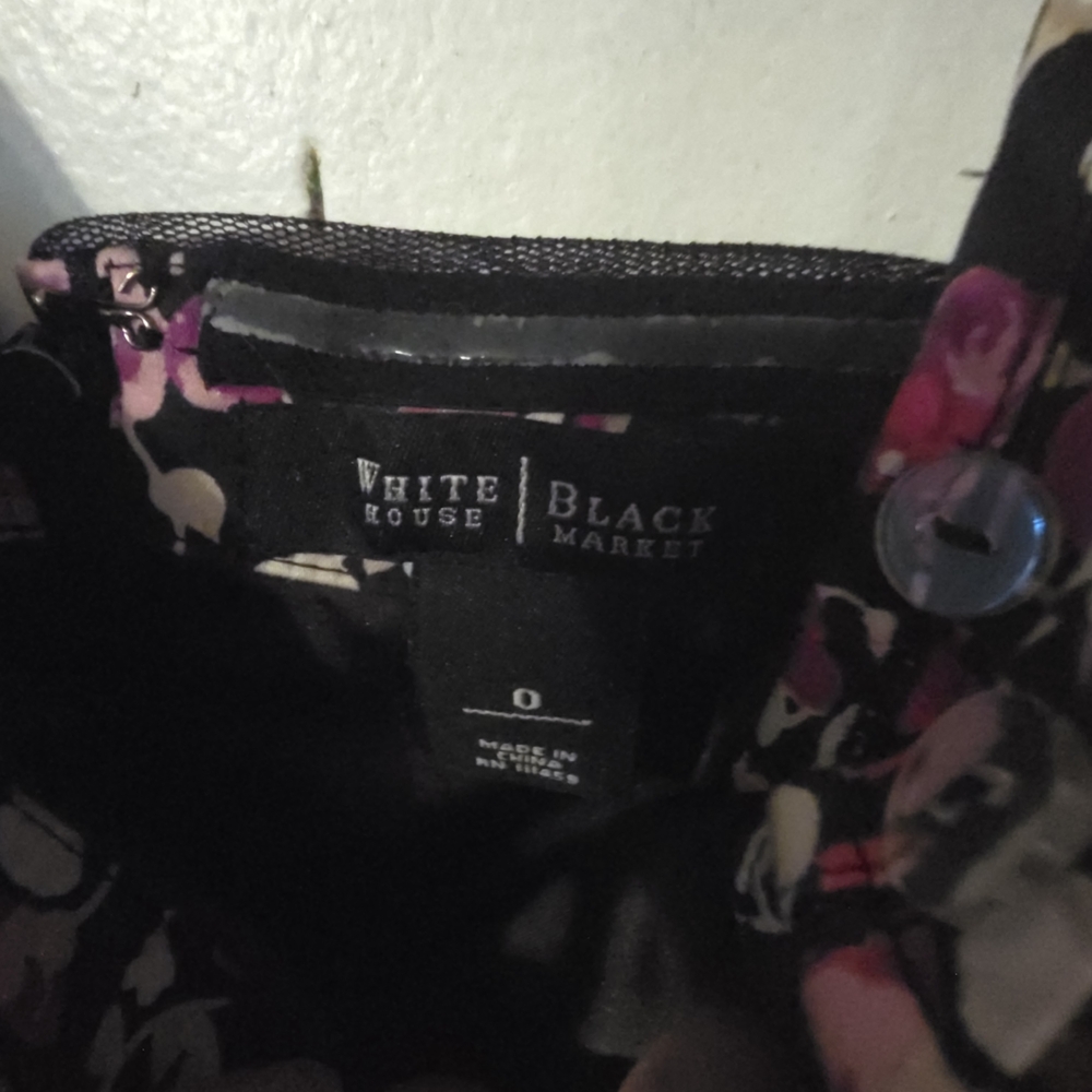 White House Black Market Floral Skirt - Picture 2 of 4